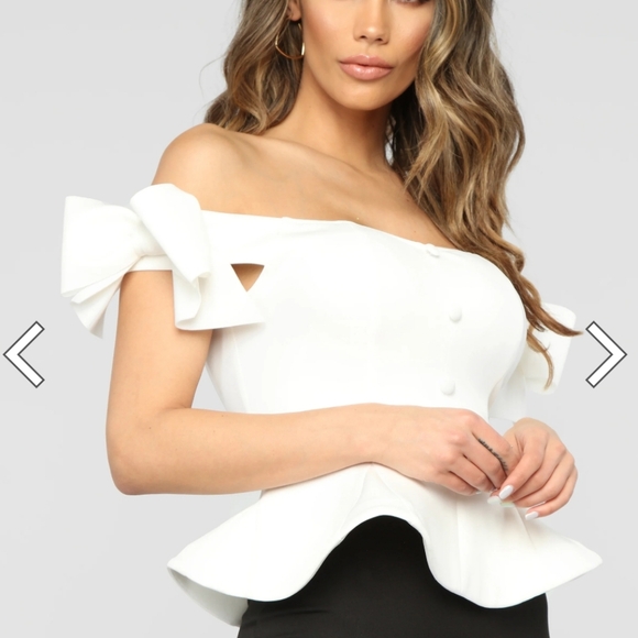 Peplum off shoulder from Fashion Nova - Picture 3 of 8